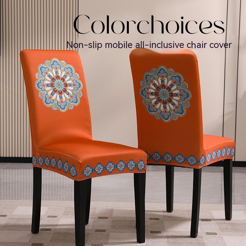 Housses de chaises de salle à manger , épaisses et brodées - CHARM 