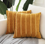 Housse de Coussin Velours Luxe - RAYÉ