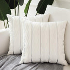 Housse de Coussin Velours Luxe - RAYÉ