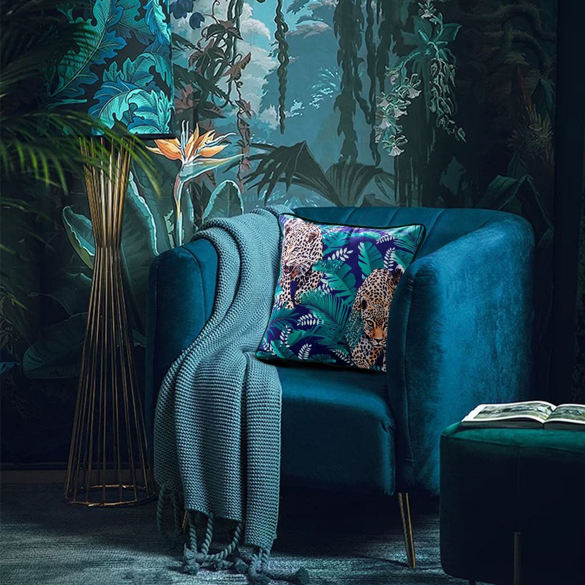 Taie d'oreiller moderne et simple en velours hollandais - DUTCHI