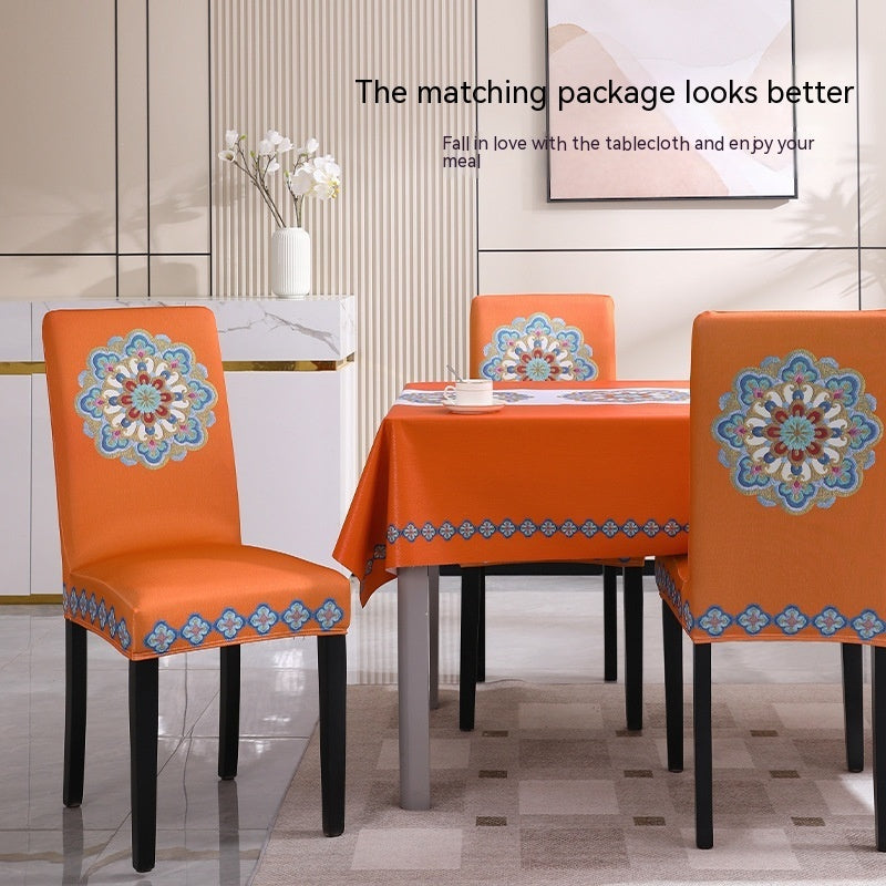 Housses de chaises de salle à manger , épaisses et brodées - CHARM 