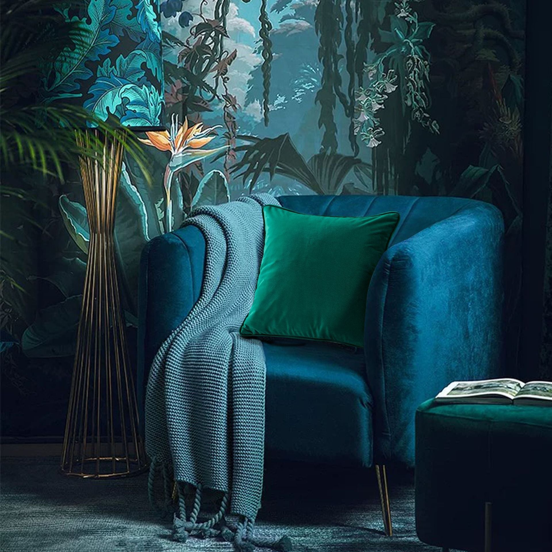 Taie d'oreiller moderne et simple en velours hollandais - DUTCHI