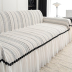 Housse de canapé haut de gamme avec jupe - PALACE