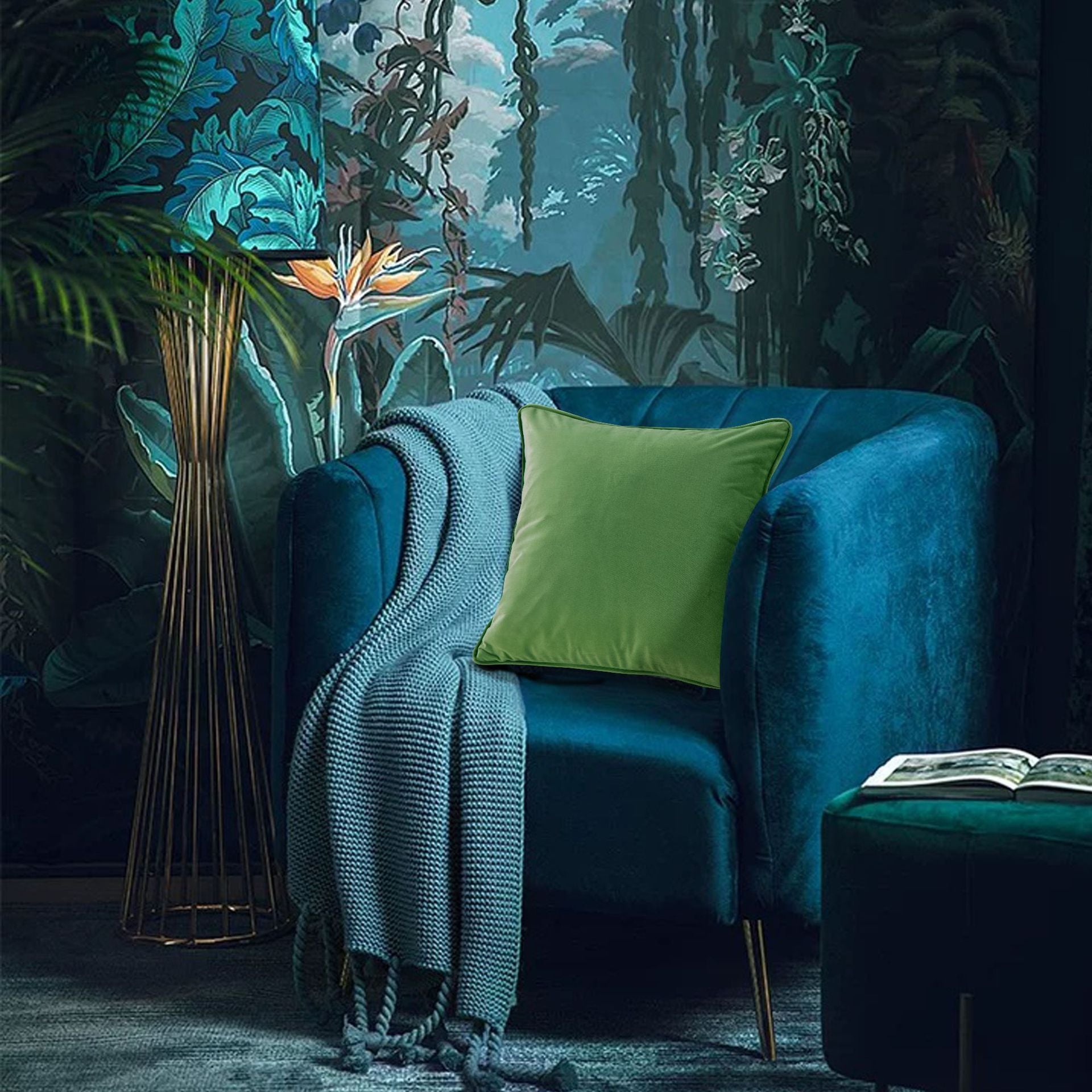 Taie d'oreiller moderne et simple en velours hollandais - DUTCHI