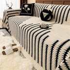 Housse de canapé douce et antidérapante en peluche-CONFORT