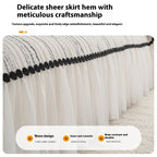 Housse de canapé haut de gamme avec jupe - PALACE