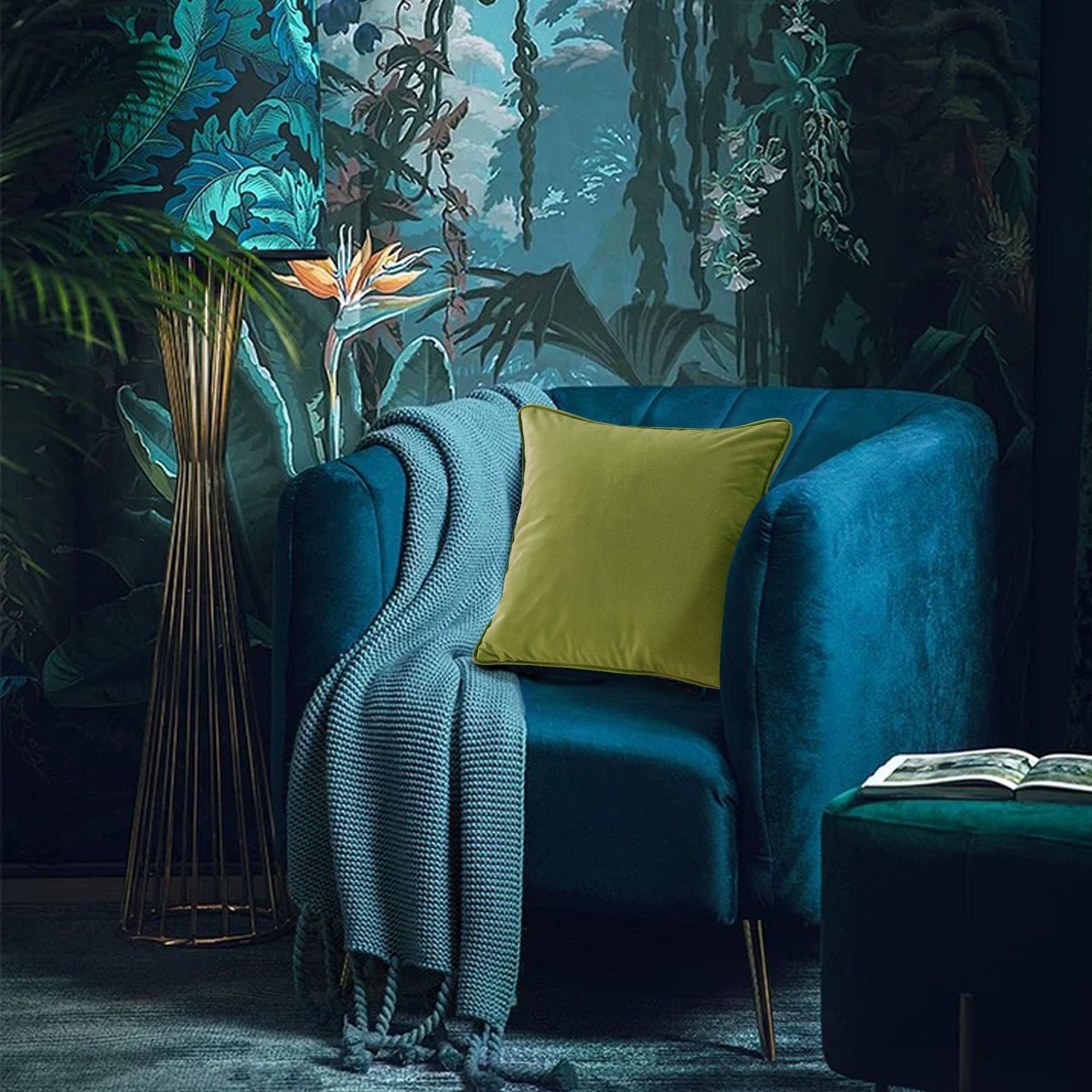 Taie d'oreiller moderne et simple en velours hollandais - DUTCHI