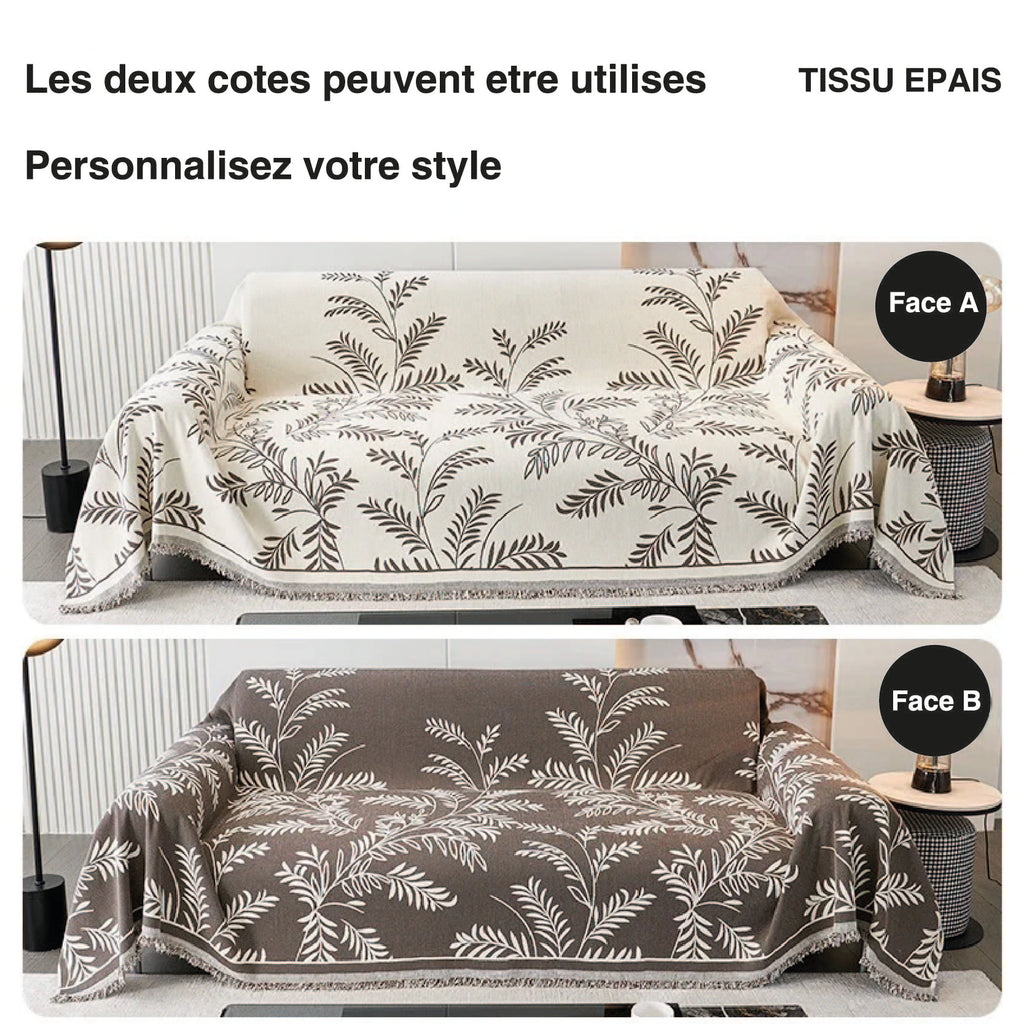 Housse de canapé nordique haut de gamme-PLANT